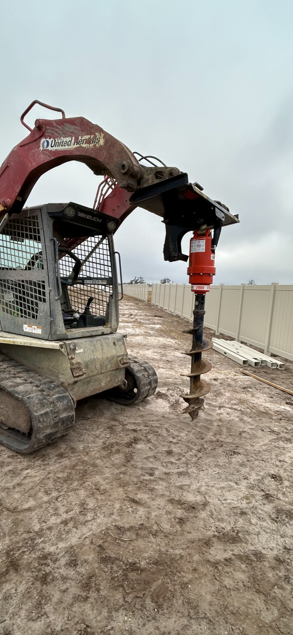 wood fence backyard installation